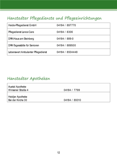 Hanstedter Pflegedienste